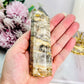 A Spiritual Cleanser ~ Gorgeous Chunky 12cm Calcite Tower