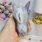 Large Druzy Agate Carved Dragon Head 11cm