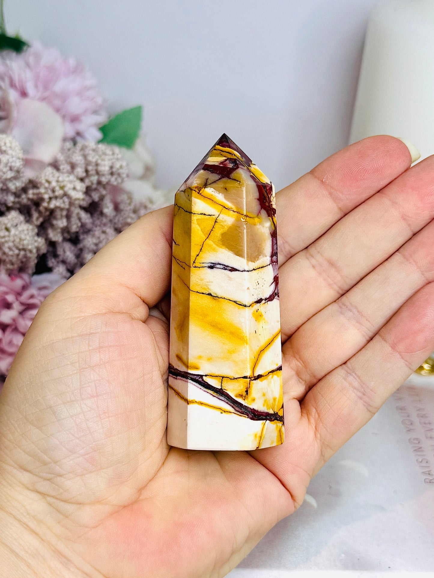 High Grade Mookaite Jasper Tower 8.5cm