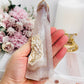 Sugar Druzy Agate Obelisk | Tower From Brazil 14cm