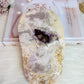 Large Chunky Natural Pink Amethyst Druzy Slab 17cm 828grams