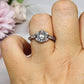 Clear Quartz Adjustable Ring in Gift Bag