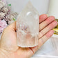 Chunky Clear Quartz Tower with Rainbows 11.5cm 369g
