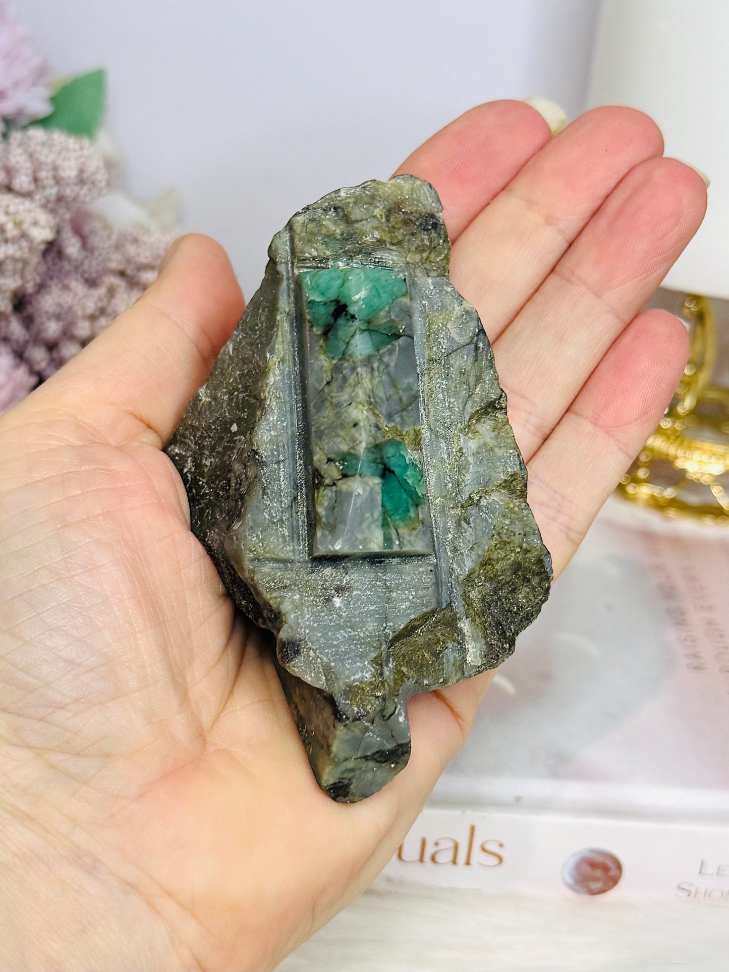 Natural Emerald Specimen On Matrix From Brazil 246g
