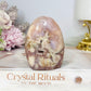 High Grade Druzy Flower Agate Freeform 7cm