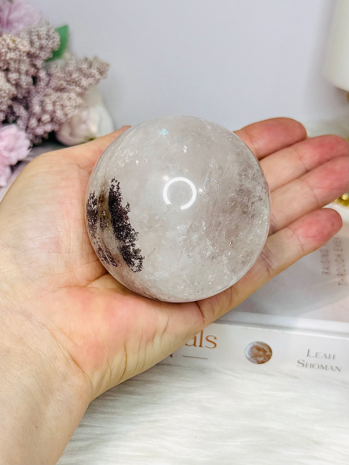 Lodolite | Garden Quartz Sphere on Stand 400g