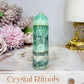 Green Calcite Tower 9cm