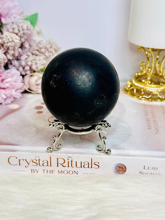 Large Shungite Sphere on Stand 297g