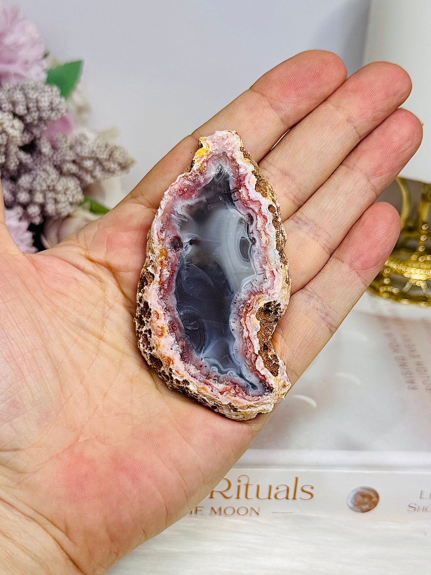 Natural Agate Slab 8cm