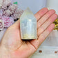 Angel Aura Druzy Agate Cylinder Tower 7.5cm