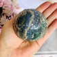 Gorgeous Natural Large Grape Agate Sphere 314grams On Stand