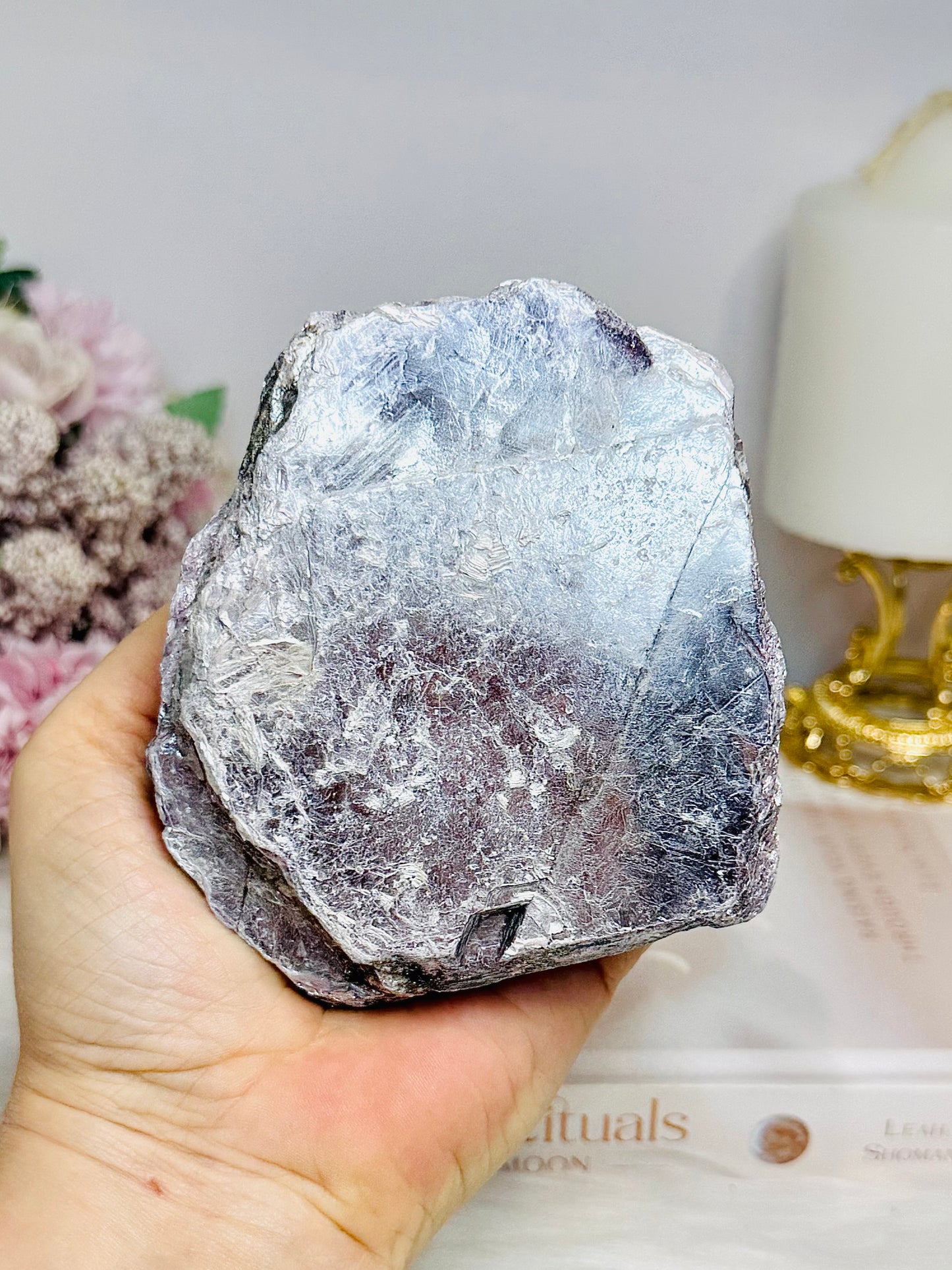 Large Purple Mica Natural Chunky Specimen 369g
