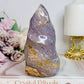 Large Purple Ocean Jasper Carved Flame 540g