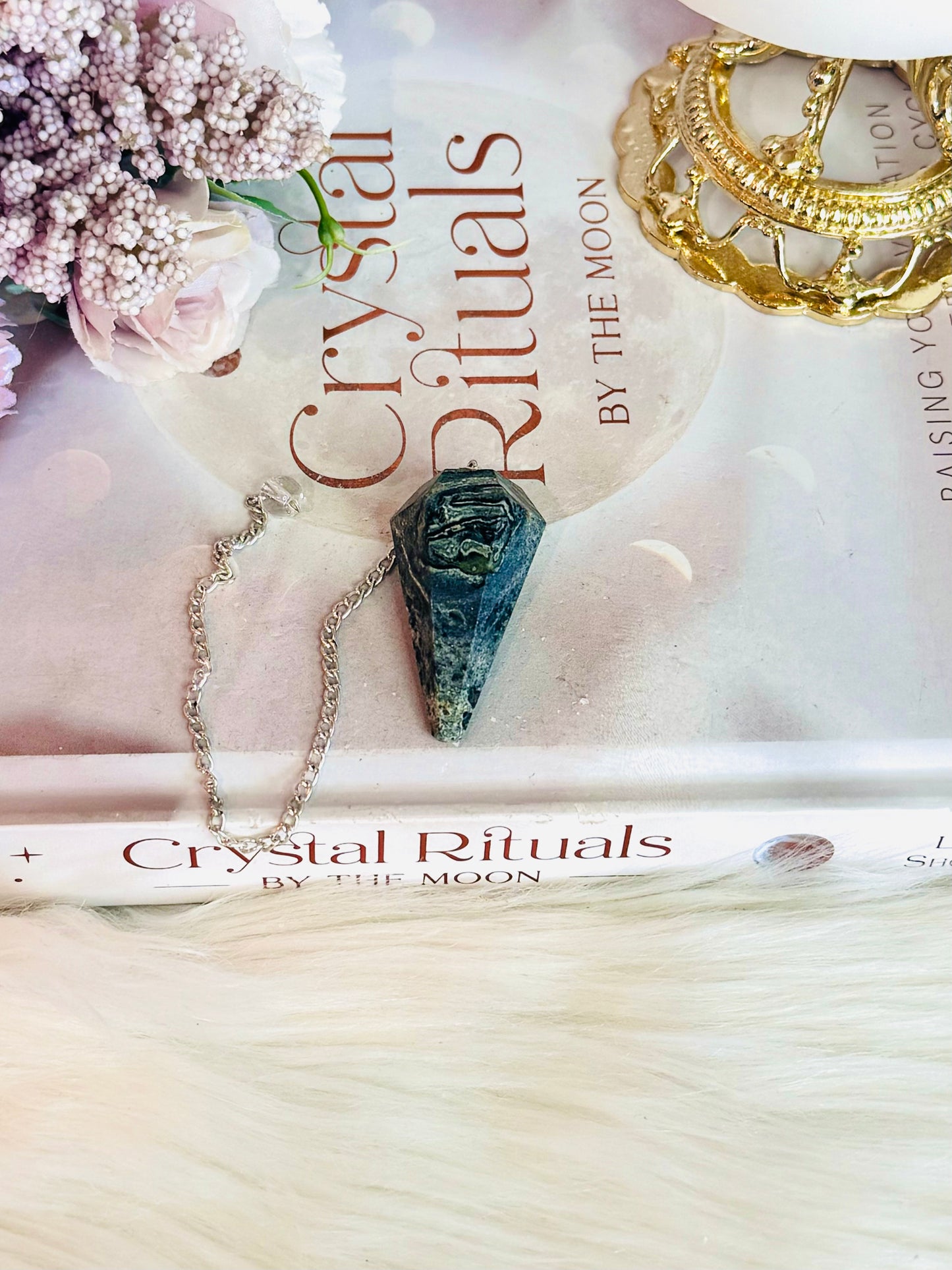 Kambaba Jasper Pendulum In Gift Bag