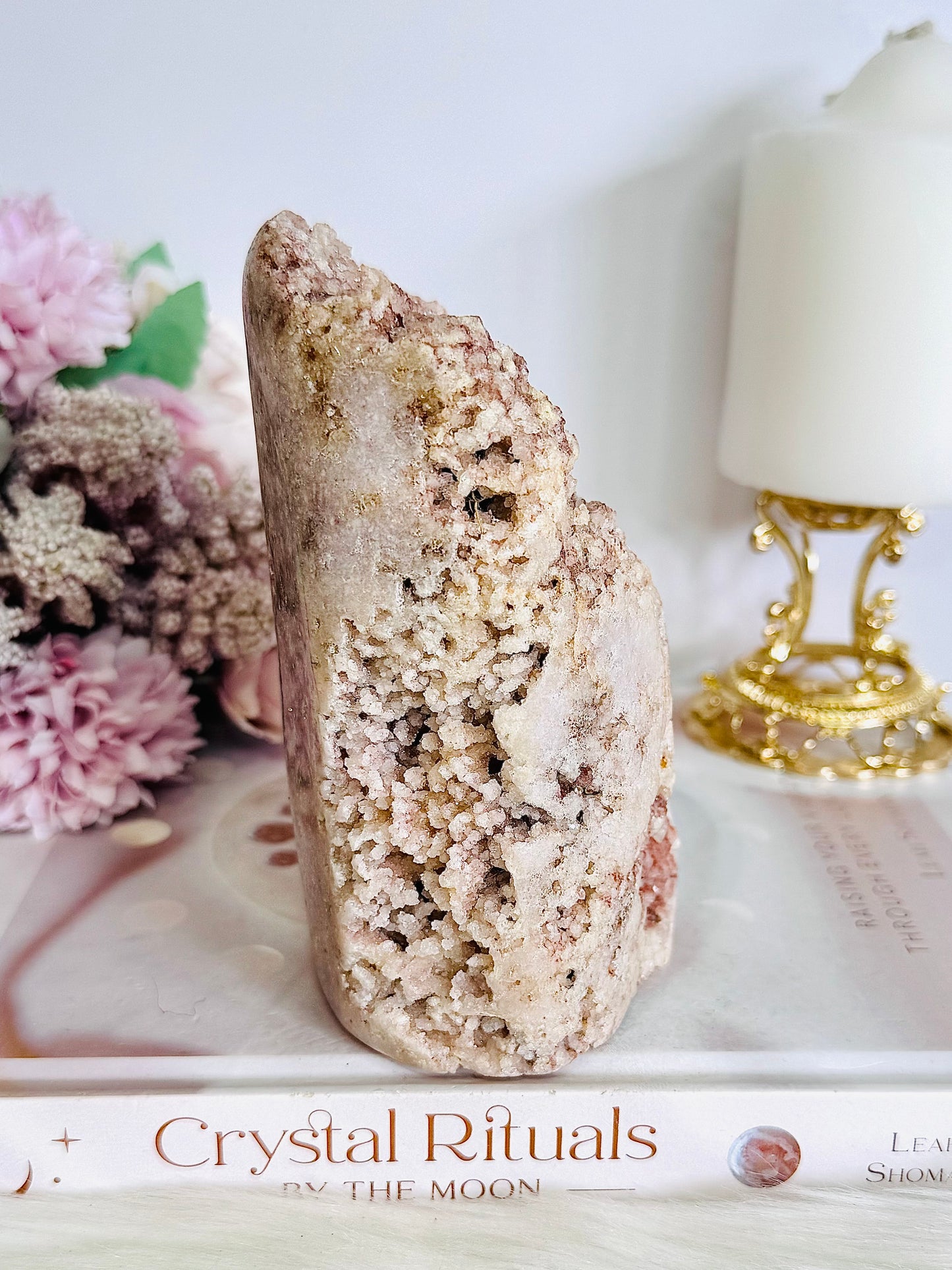 Large Pink Amethyst Druzy Freeform 13cm 893grams