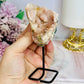 Natural Pink Amethyst Geode On Stand 12.5cm