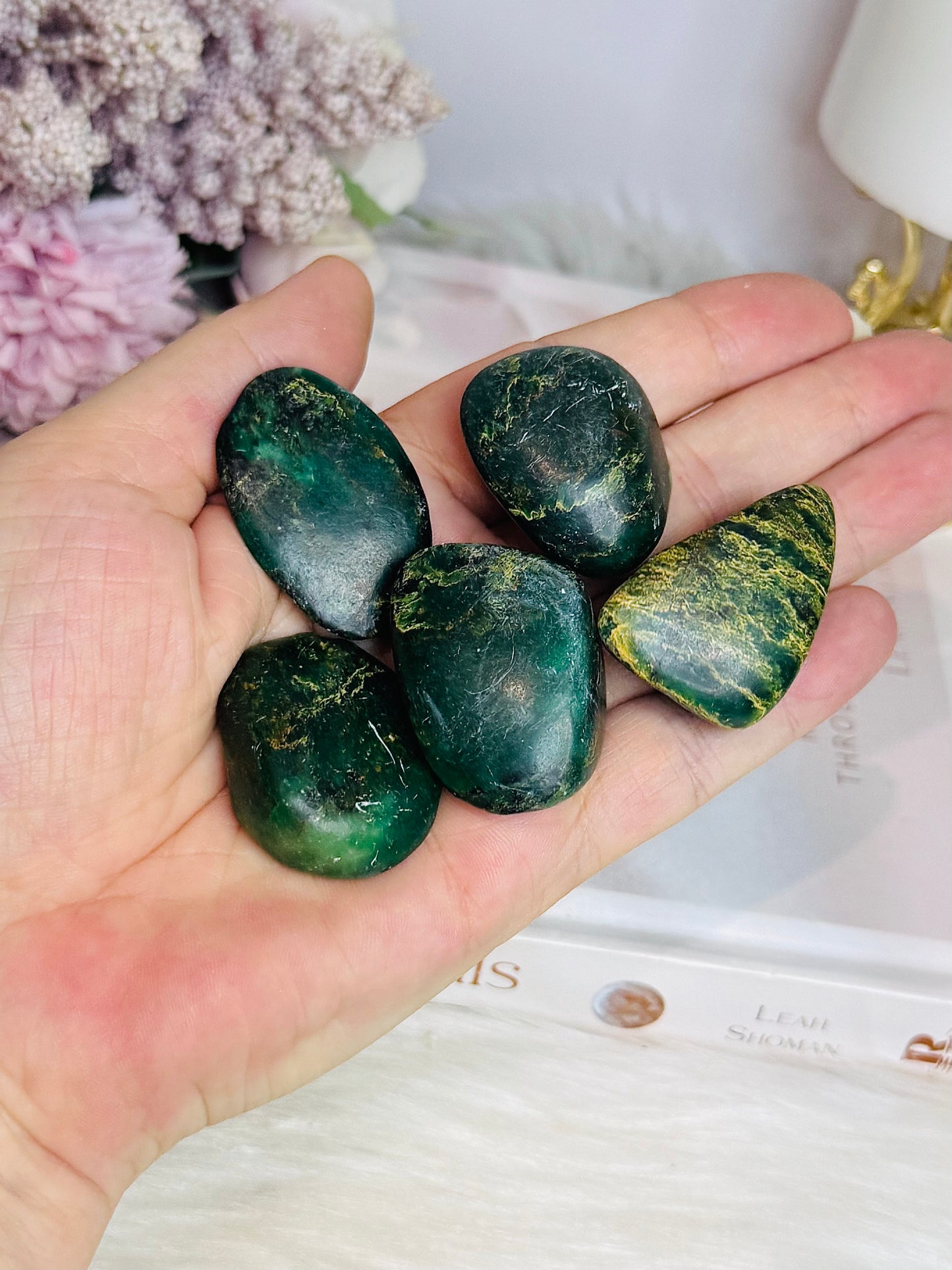 Emerald Jasper Tumbles X 5