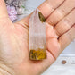 Dentrictic Leaf Rose Quartz Tower 7cm