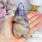 Amethyst X Mexican Lace Agate Elephant 10cm 351g