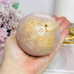 Large Pink Amethyst Druzy Sphere on Stand 610g