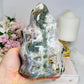 Large Ocean Jasper Carved Flame 17.5cm 1.49KG