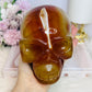 Huge Carnelian Carved Druzy Skull 2.15KG