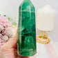 Incredible Large 456gram 14cm Green Fluorite Tower