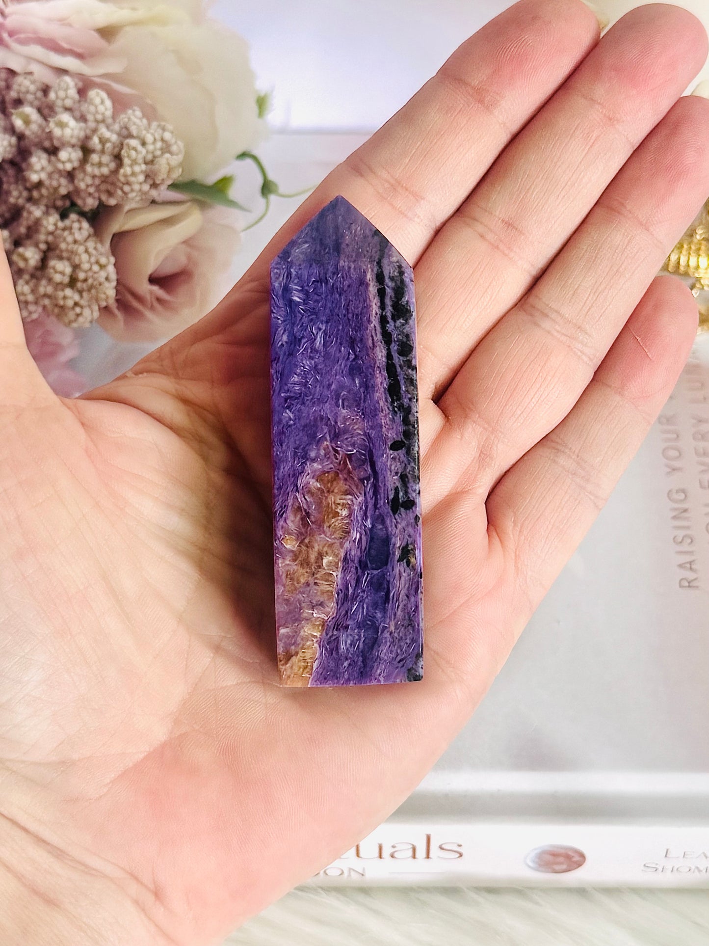 Rare & Incredible Chunky Charoite Tower 8cm