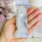 Blue Lace Agate Druzy Tower 10cm