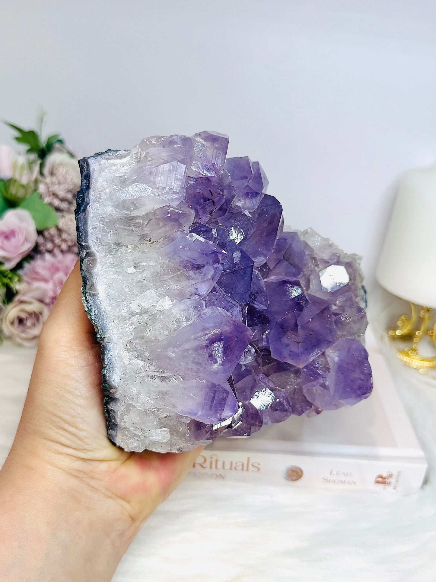 Large Chunky Amethyst Cluster 1.56KG 13cm