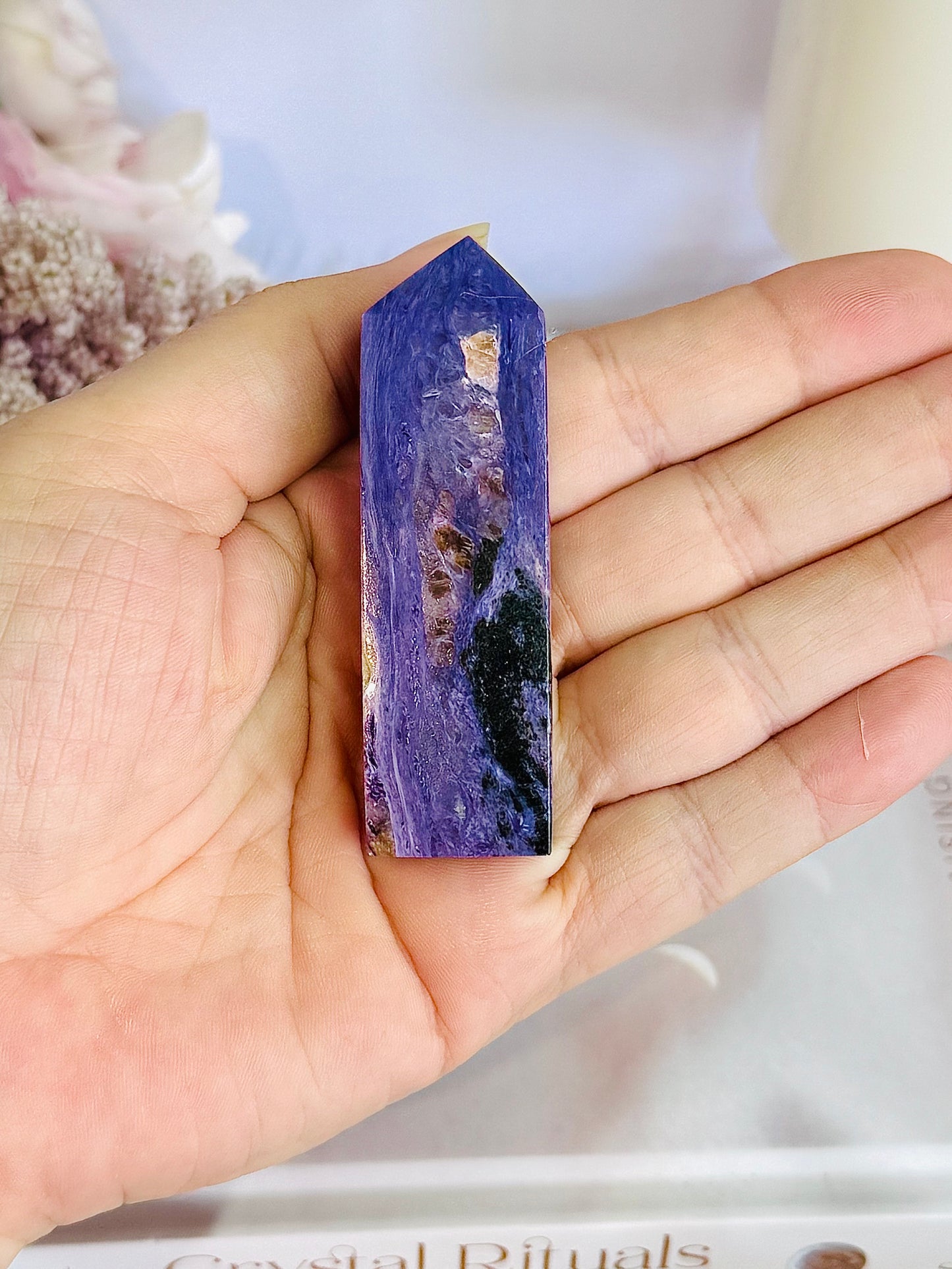 Rare & Incredible Chunky Charoite Tower 7.5cm