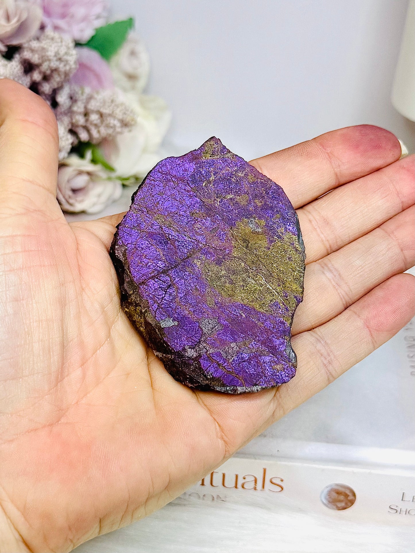 Purpurite Slab On Stand 7.5cm