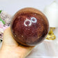 Large Chocolate Calcite Sphere On Stand 1.3KG