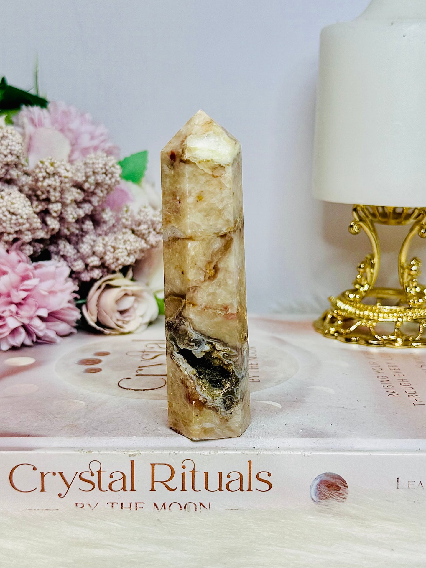 Druzy Agate Tower 10cm