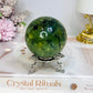Prehnite Sphere On Stand 339g