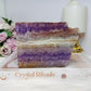Natural Crazy Lace Amethyst Slab 12cm