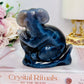 Druzy Agate Amethyst Carved Koala Bear 476grams