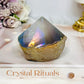 High Grade Angel Aura Agate Polished Top 301g