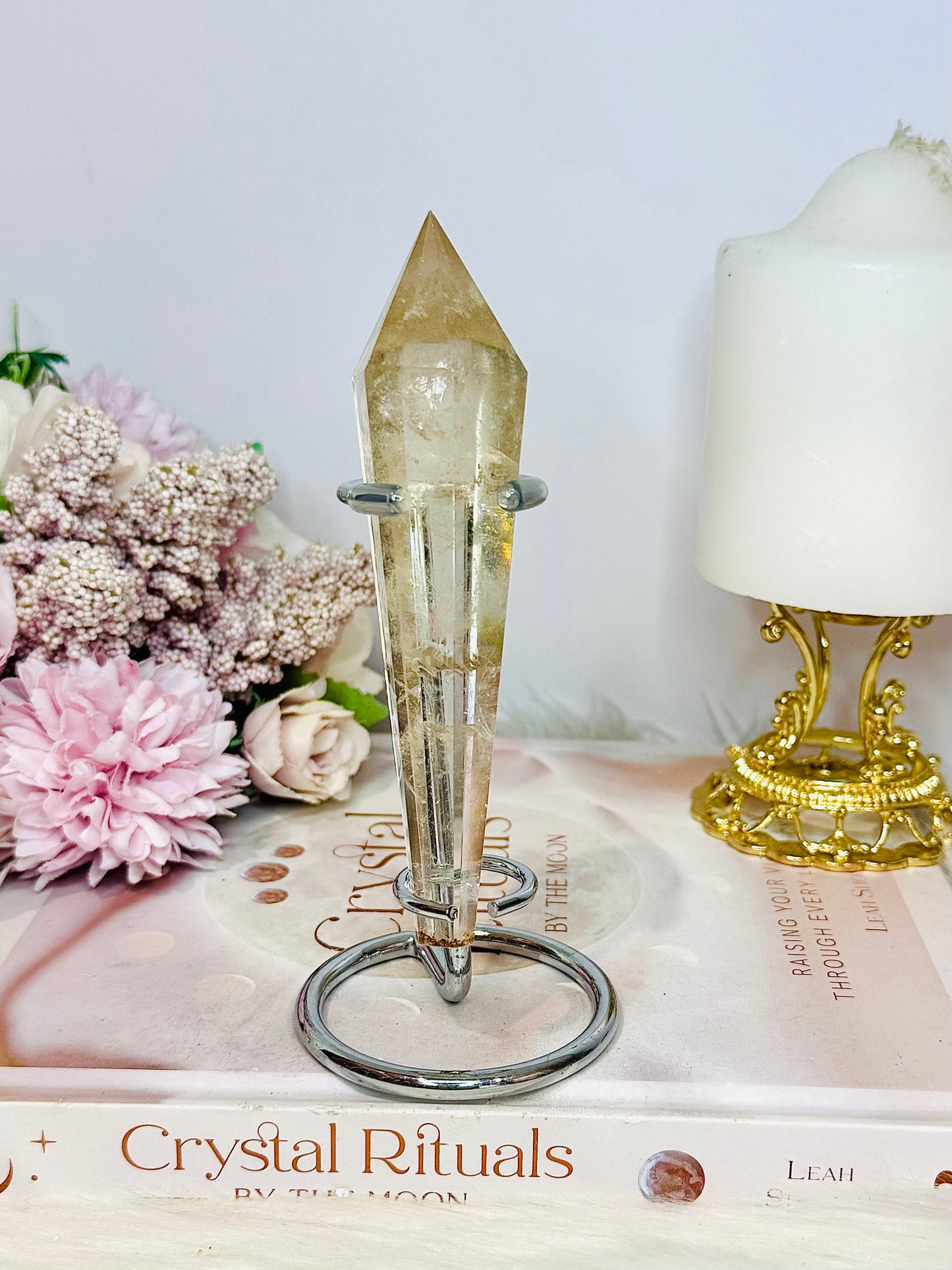 Light Smokey Wand | Tower on Stand 14.5cm