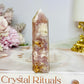 Pink Amethyst Druzy Tower 8cm