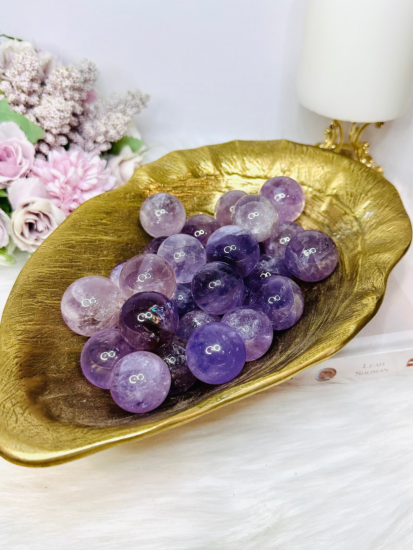 High Grade Small Amethyst Spheres $12 each