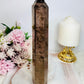 Classy & Fabulous Chunky Large 23cm Smokey Quartz Tower with Rainbows