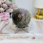 Ocean Jasper Sphere on Stand 443g