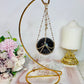 Super Stunning Gold Stand with Purple Lepidolite | Mica Sphere 24cm
