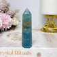 Natural Blue Onyx Tower 9cm