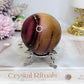 Mookaite Jasper Sphere on Stand 336g
