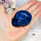 High Grade Blue Sodalite Carved Skull 6cm