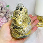 Ocean Jasper Carved Flame 12cm 595g