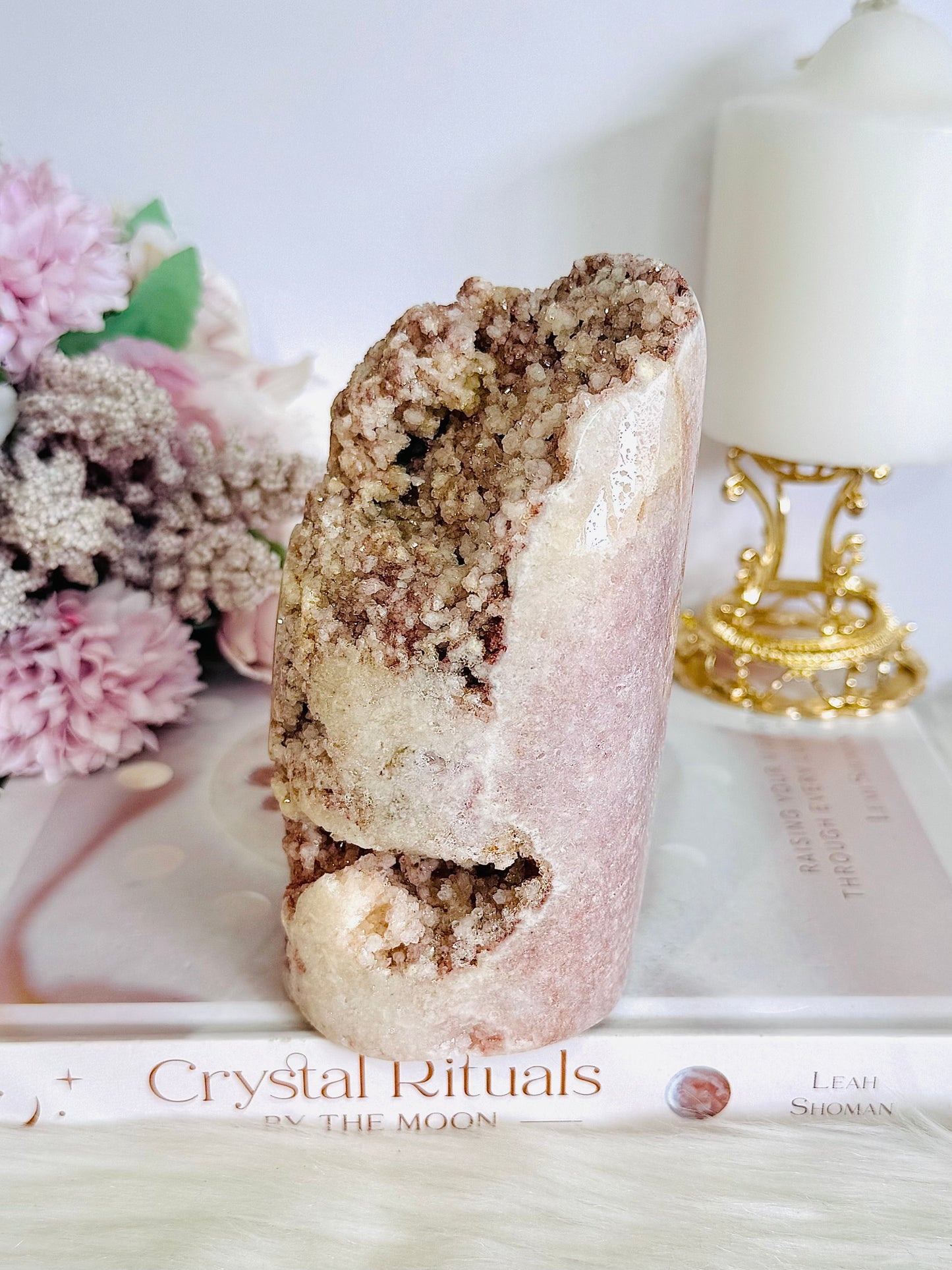 Large Pink Amethyst Druzy Freeform 13cm 893grams