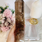 Classy & Fabulous Chunky Large 23cm Smokey Quartz Tower with Rainbows